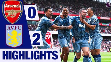 Arsenal vs Aston Villa Sunday 14th April 2024 highlights. cover photo